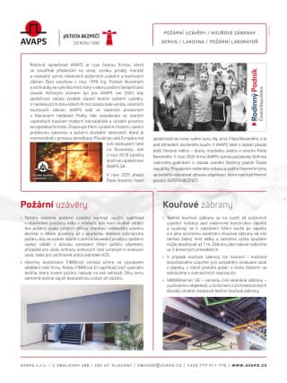 Inzerce AVAPS v HN Speciál